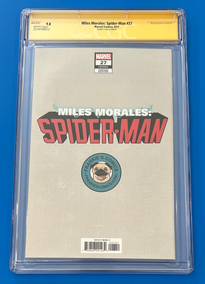 Miles Morales: Spider-Man #27 CGC 9.8 Rose Besch Signed Virgin Variant (2021)