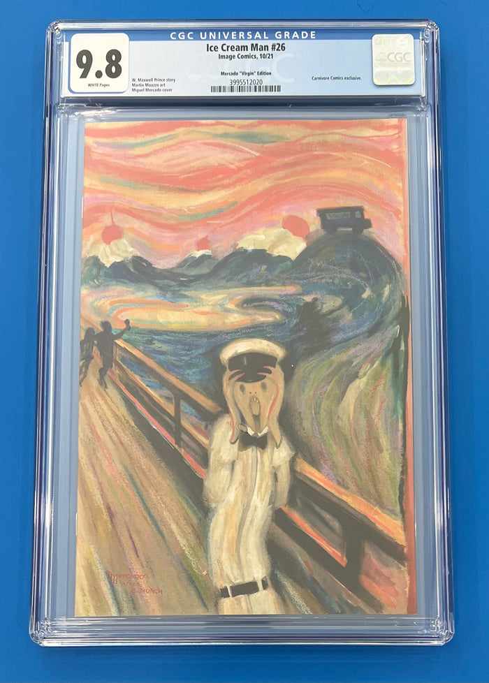 Ice Cream Man #26 CGC 9.8 Miguel Mercado Virgin Carnivore Edition White Pages