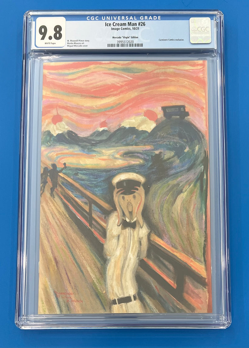 Ice Cream Man #26 CGC 9.8 Miguel Mercado Virgin Carnivore Edition White Pages