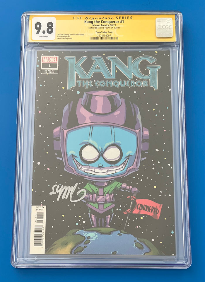 Kang The Conqueror #1 CGC 9.8 Signed Skottie Young Variant (2021) MARVEL