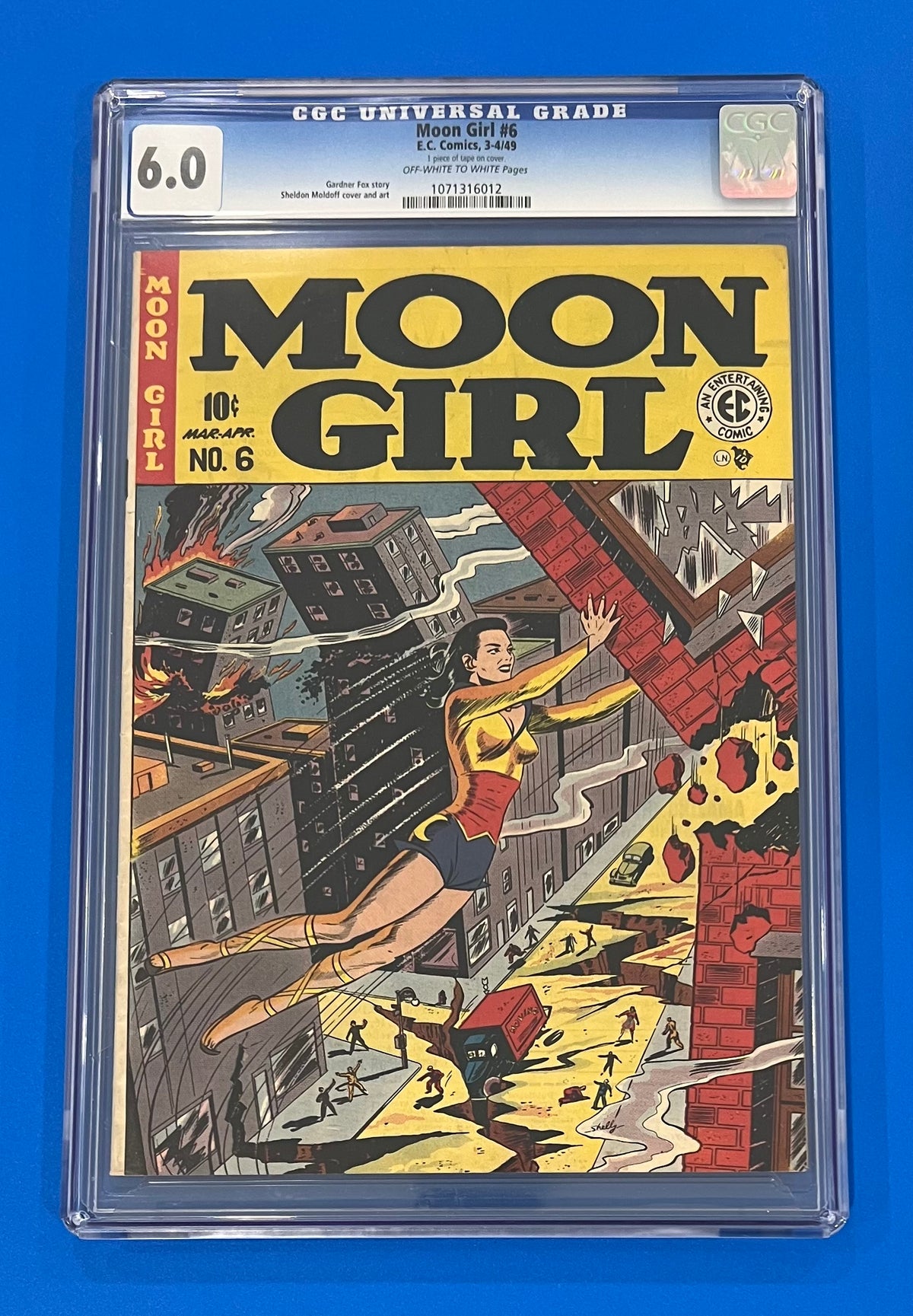 Moon Girl #6 CGC 6.0 Off White - White Pages, E.C. Comics (1949) Moldoff Art