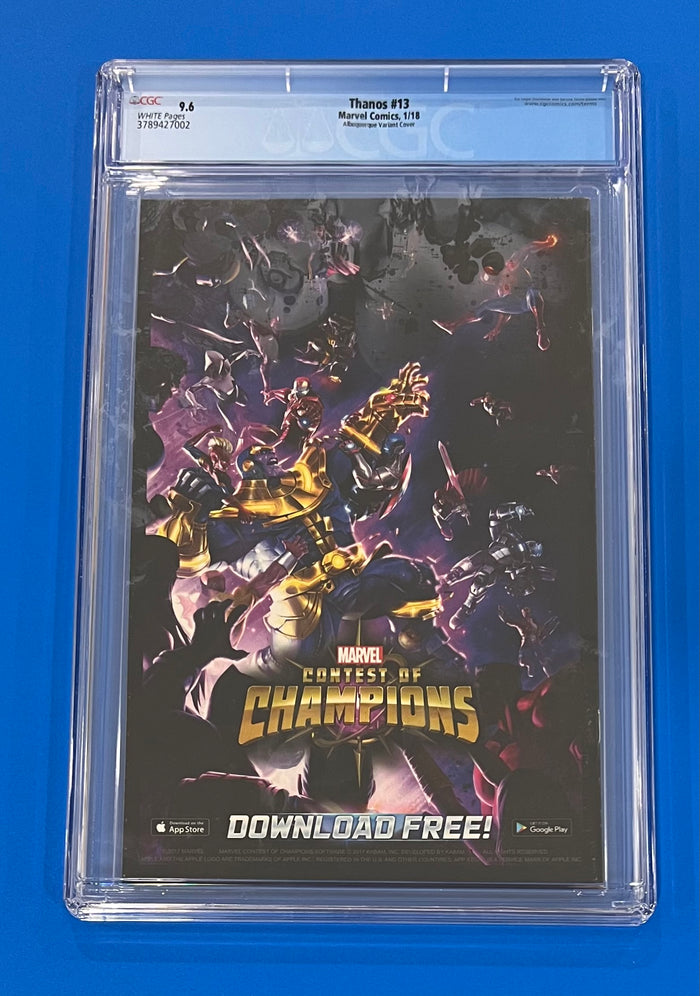Thanos #13 CGC 9.6 (2018) Rafael Albuquerque Variant 1:25 1st Cosmic Ghost Rider