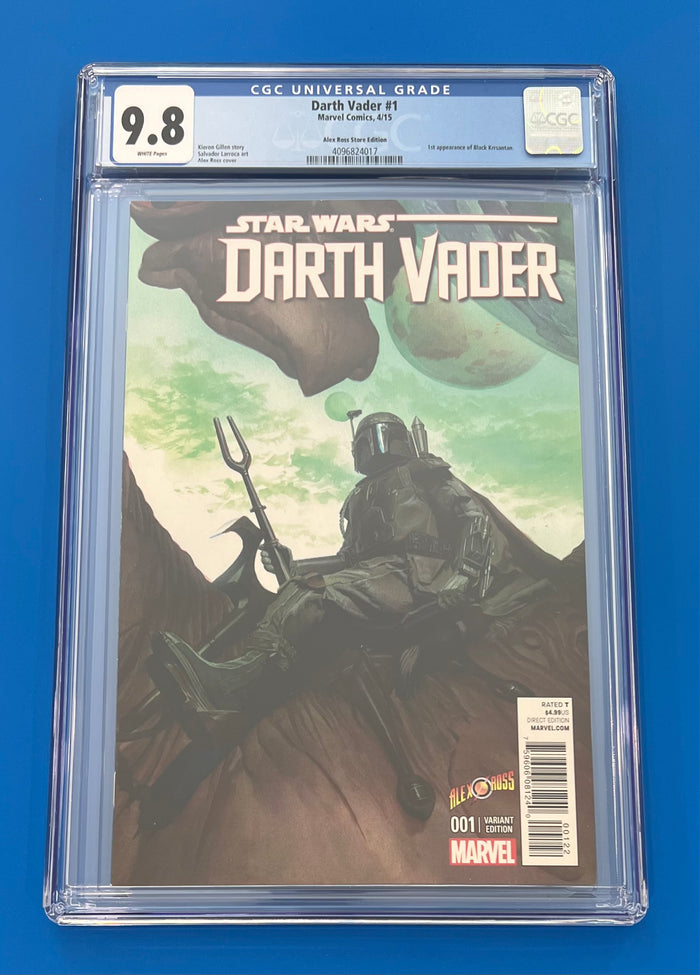 Star Wars Darth Vader #1 (2015) CGC 9.8 Alex Ross Variant 1st Black Krrsantan