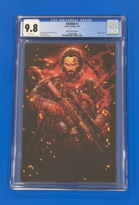 BRZRKR #1 Jonboy Meyers Virgin Variant 1:1000 Cover CGC 9.8 2021 BOOM! Studios