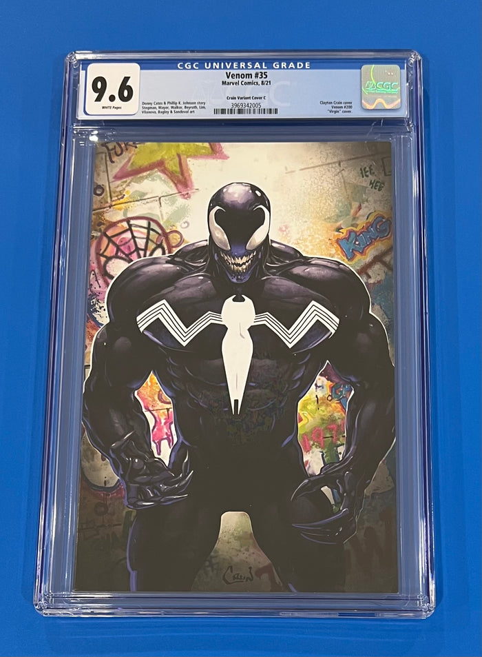 Venom #35 CGC 9.6 (2021) Clayton Crain Virgin Variant C