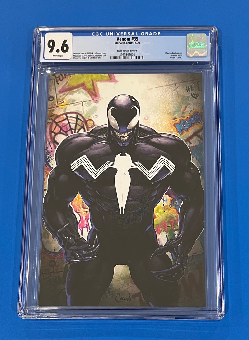 Venom #35 CGC 9.6 (2021) Clayton Crain Virgin Variant C