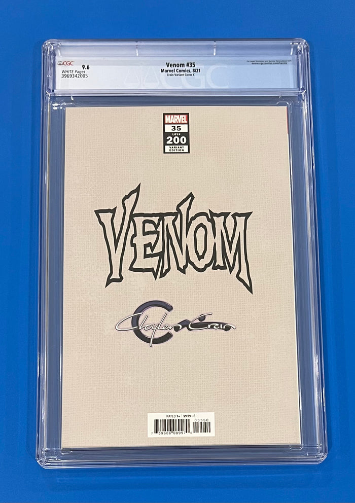 Venom #35 CGC 9.6 (2021) Clayton Crain Virgin Variant C
