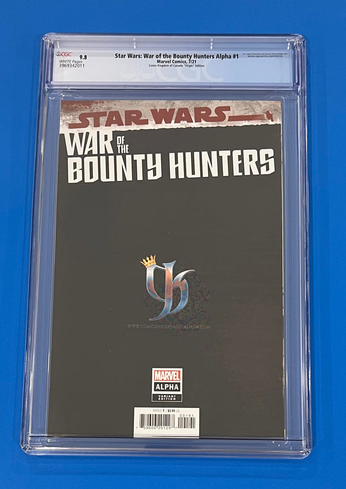 Star Wars: War of the Bounty Hunter Alpha #1 Comic Kingdom Variant CGC 9.8