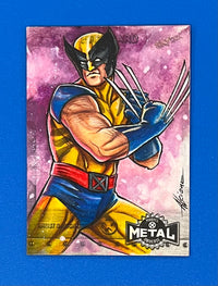 2021 Marvel X-Men Metal Alcione Silva 1/1 Artist Sketch Card Wolverine