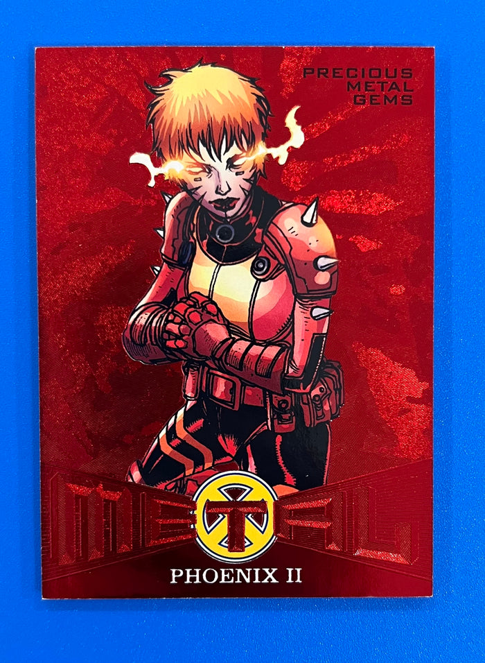 2018 Fleer Ultra X-Men Precious Metal Gems PMG MB21 Red 30/99 Phoenix II
