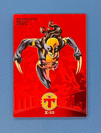 2018 Fleer Ultra Marvel X-Men Marvel Precious Metal Gems PMG Red X-23 #MB42