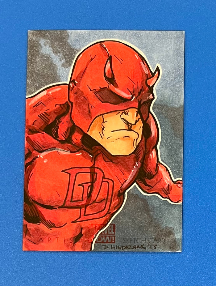2013 Marvel Now Dave Hindelang 1/1 Sketch Card Daredevil