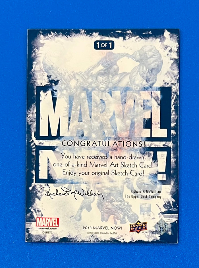 2013 Marvel Now Dave Hindelang 1/1 Sketch Card Daredevil