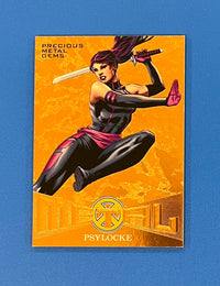 2018 Fleer Ultra X-Men Precious Metal Gems PMG MB14 Bronze 077/199 Psylocke