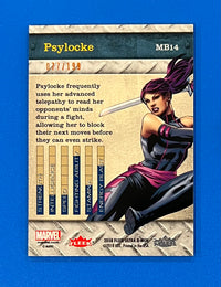 2018 Fleer Ultra X-Men Precious Metal Gems PMG MB14 Bronze 077/199 Psylocke