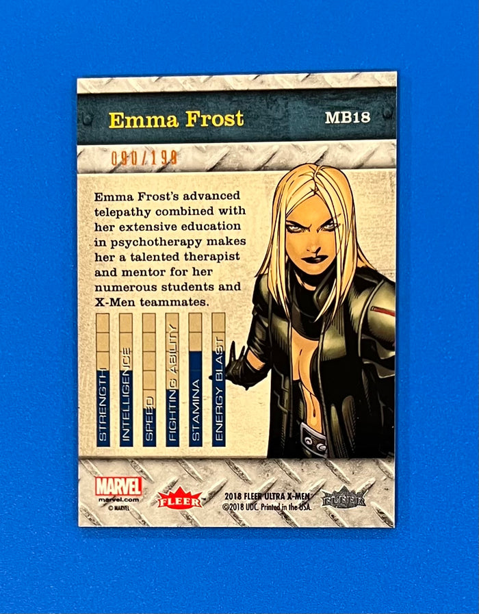2018 Fleer Ultra X-Men Precious Metal Gems PMG MB18 Bronze 090/199 Emma Frost