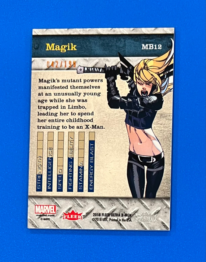 2018 Fleer Ultra X-Men Precious Metal Gems PMG MB12 Bronze 042/199 Magik