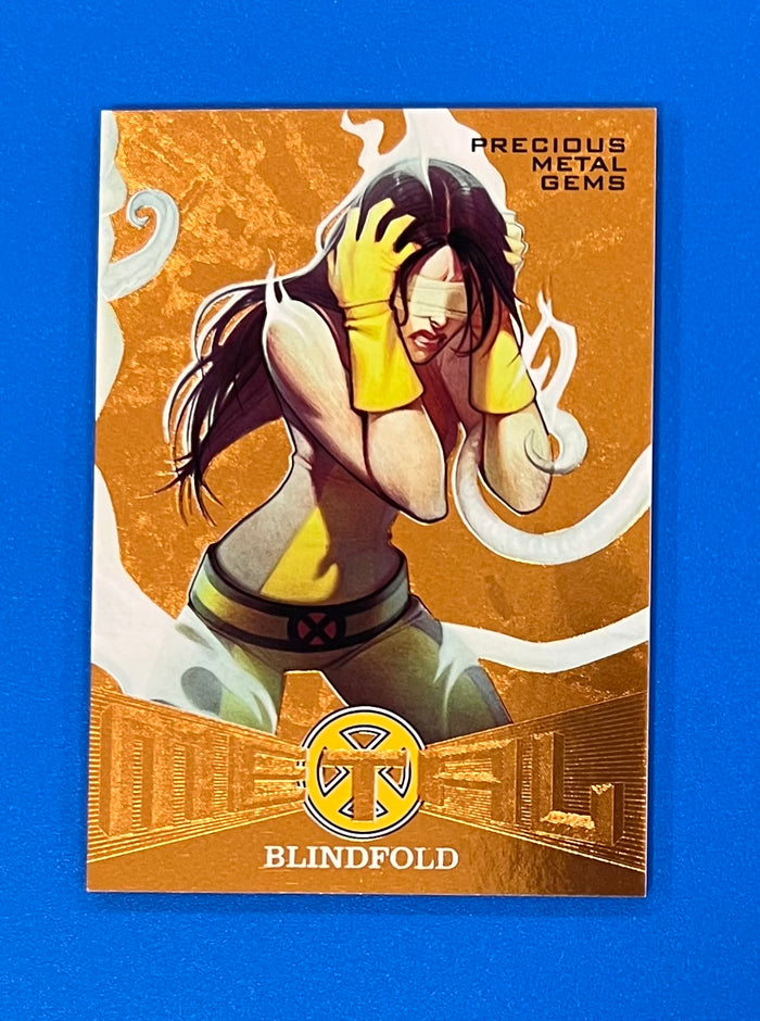 2018 Fleer Ultra X-Men Precious Metal Gems PMG MB44 Bronze 046/199 Blindfold