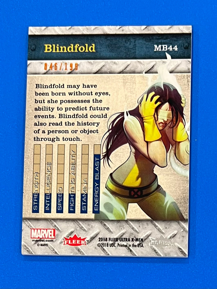 2018 Fleer Ultra X-Men Precious Metal Gems PMG MB44 Bronze 046/199 Blindfold