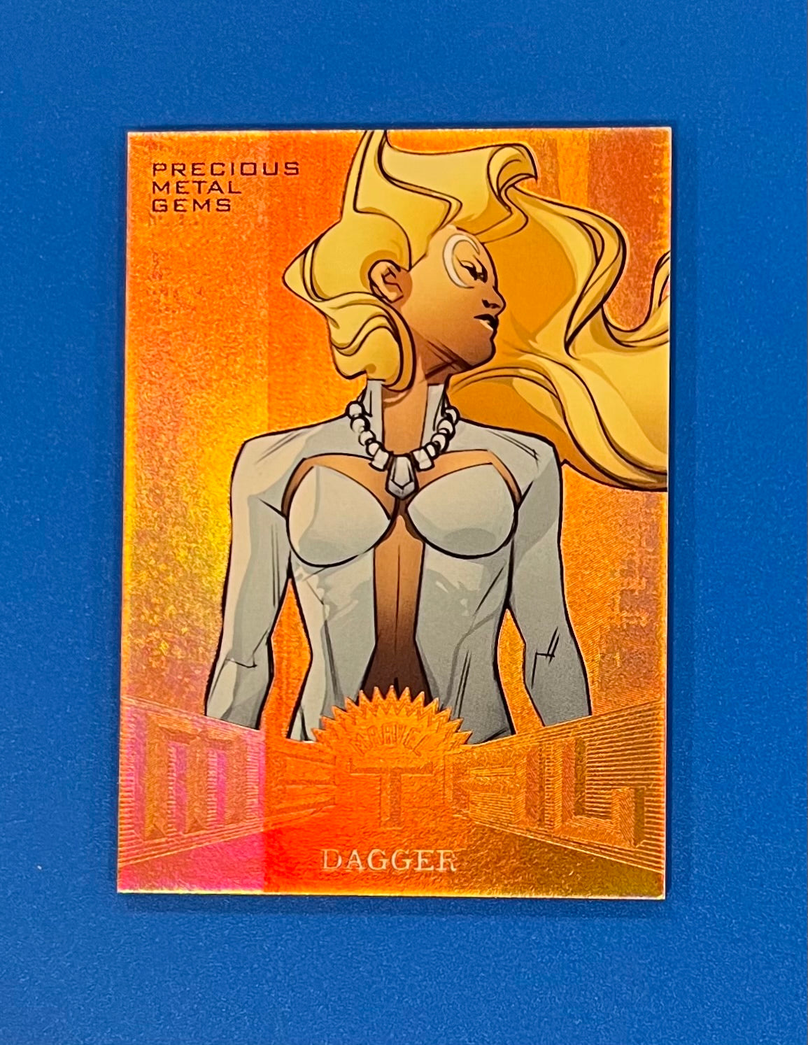 2017 Fleer Ultra Marvel Spider-Man Metal PMG Bronze 086/199 Dagger MM16