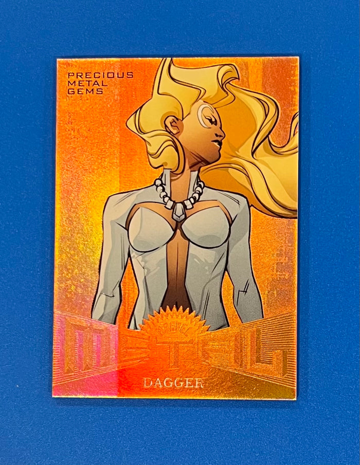 2017 Fleer Ultra Marvel Spider-Man Metal PMG Bronze 086/199 Dagger MM16