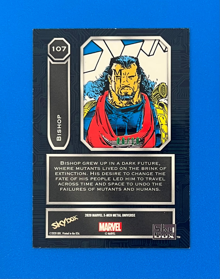 2021 Marvel X-Men Metal Universe Bishop High Series Green PMG 06/10