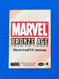 2012 Marvel Bronze Age Sketch Card Alcione Silva 1/1 Shadow Cat