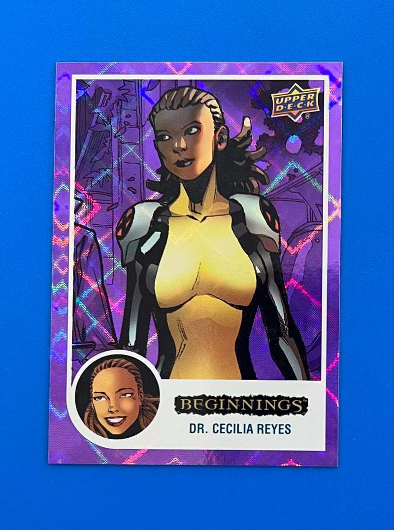 2024 Marvel Beginnings Vol 2 Series 1 Purple Rainbow Reality 1/1 Dr. Cecilia Reyes #155