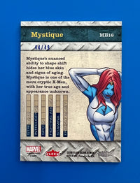 2018 Fleer Ultra X-Men Precious Metal Gems PMG MB16 Blue 44/49 Mystique