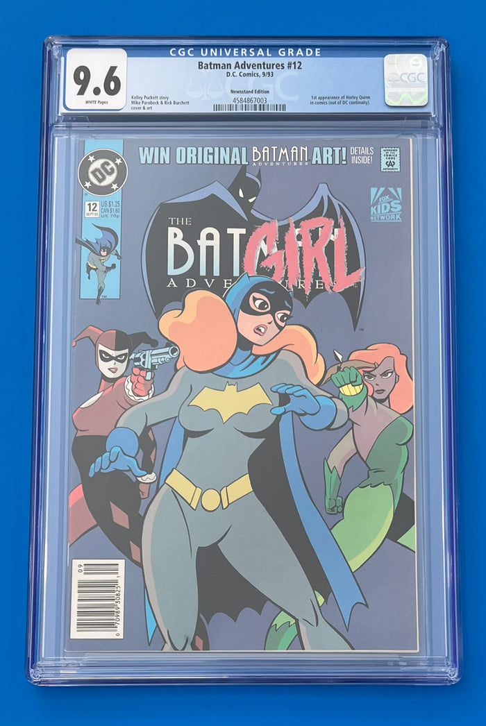 Batman Adventures #12 (1993) CGC 9.6 DC Newsstand Edition 1st Harley Quinn