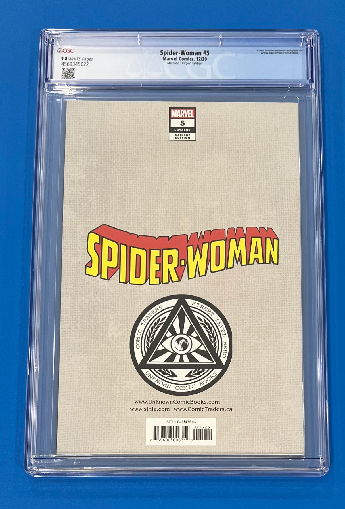 Spider-Woman #5 CGC 9.8 Miguel Mercado Exclusive Virgin Variant 2020