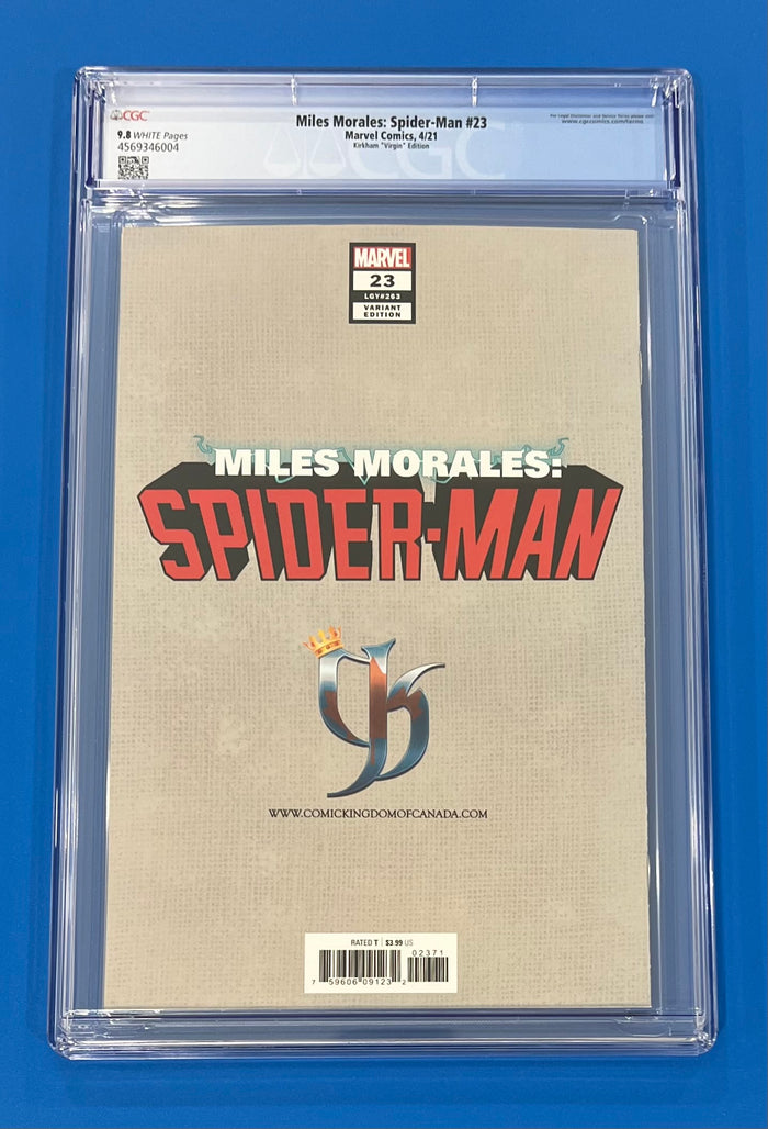 Miles Morales Spider-Man #23 CGC 9.8 Tyler Kirkham Virgin Variant