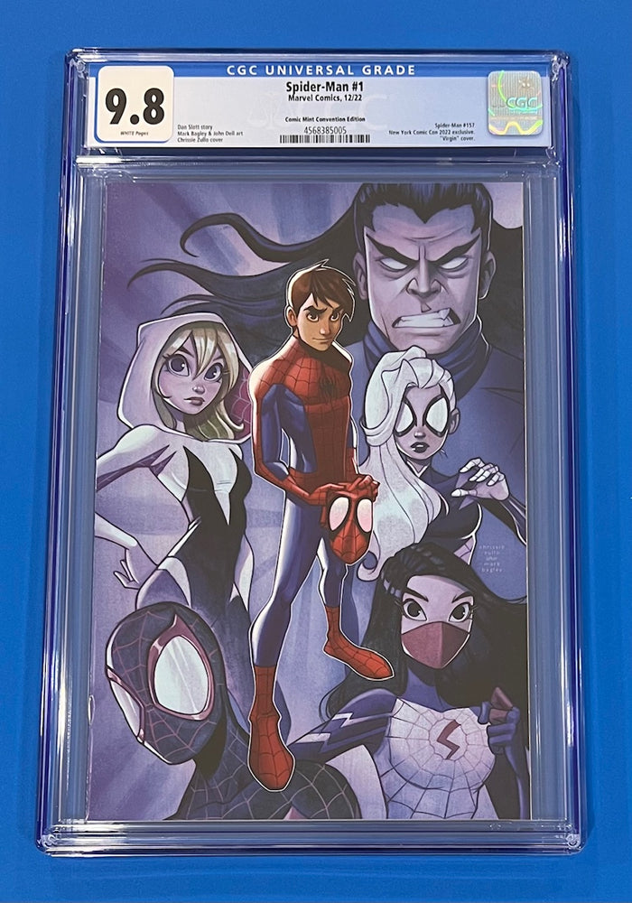 Spider-Man #1 CGC 9.8 Chrissie Zullo Ultimate Fall-Out 4 Virgin Variant