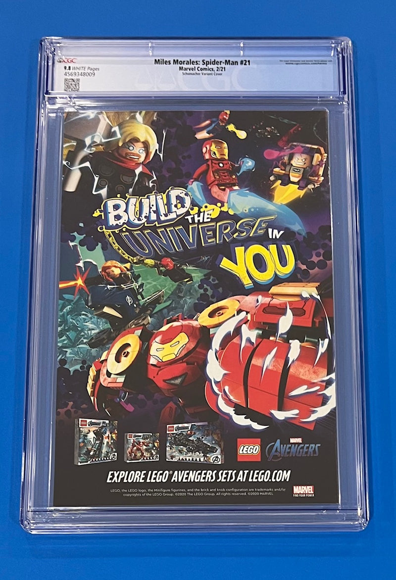 Miles Morales #21C CGC 9.8 Spider-Man Nicholas Schumacher 1:10 Variant