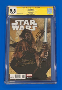 Star Wars #7 Simone Bianchi CGC 9.8 Signature Series Variant Comic Auto x2