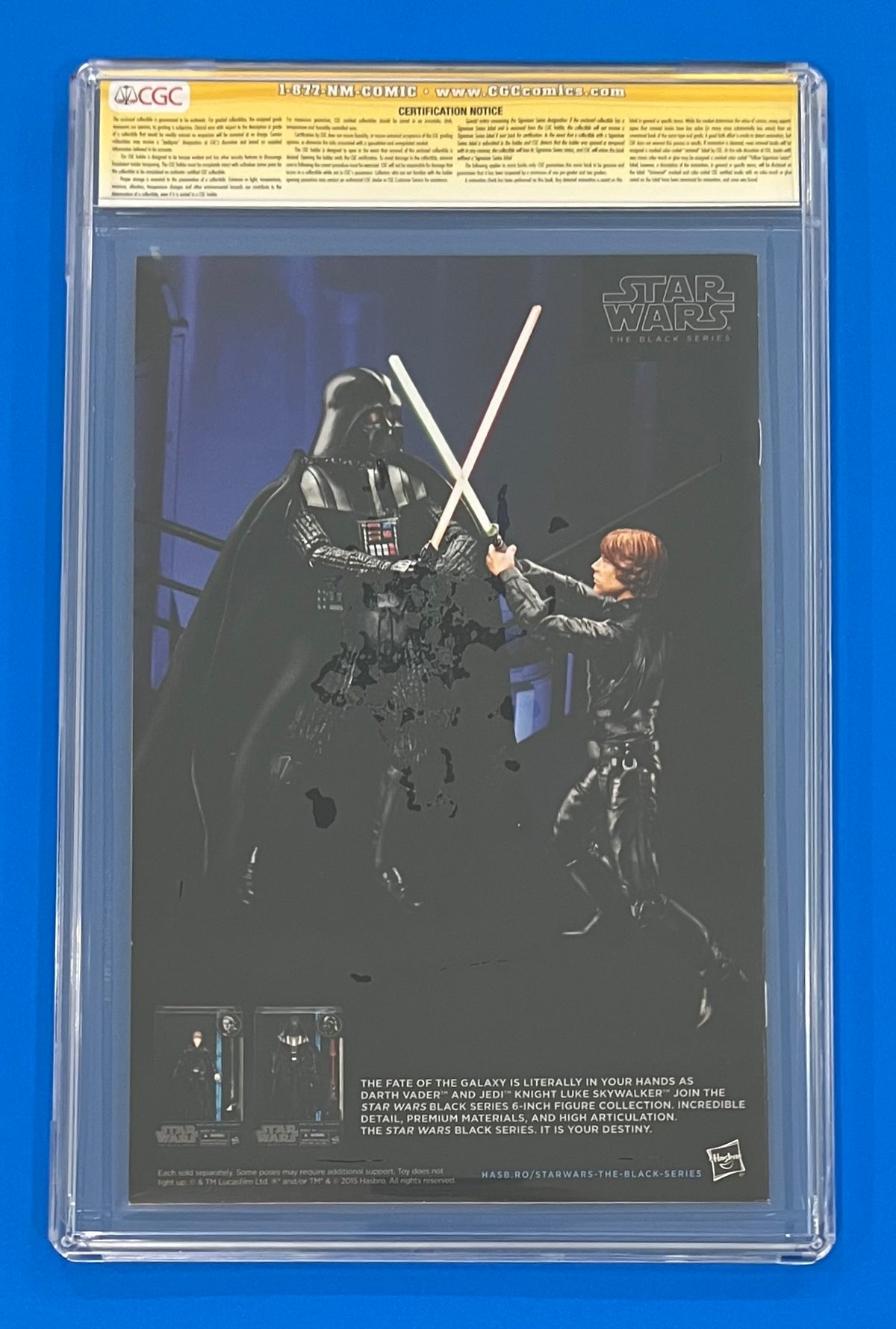 Star Wars #4 CGC Signature Series 9.8 Giuseppe Camuncoli 1:25 Variant Auto x2
