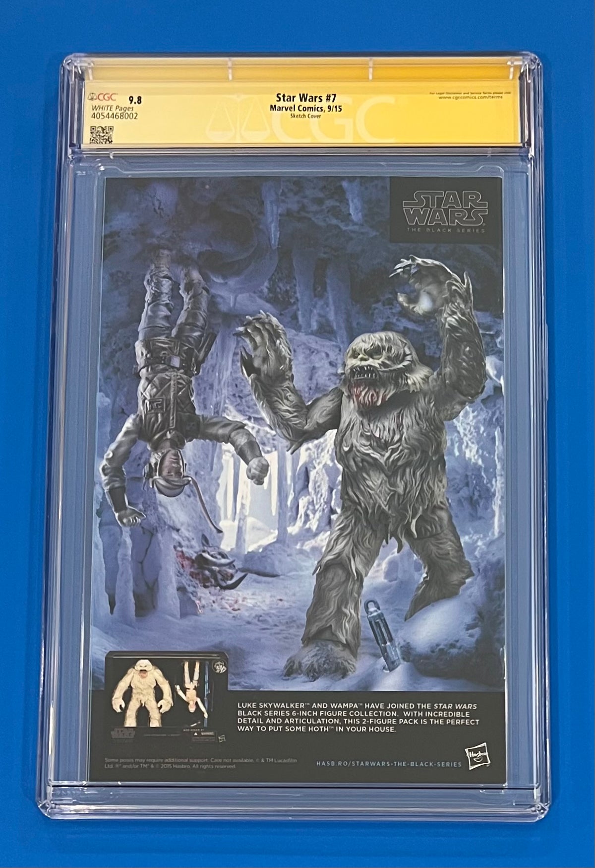 Star Wars #7 CGC 9.8 Signature Series 1:100 Sketch Cover John Cassaday