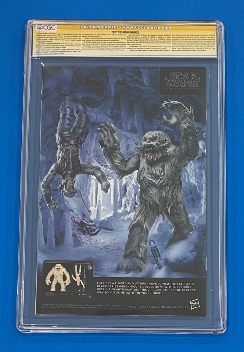 Stars Wars #7 CGC 9.8 Tony Moore Variant Cover Signature Series 1:25 Auto x3