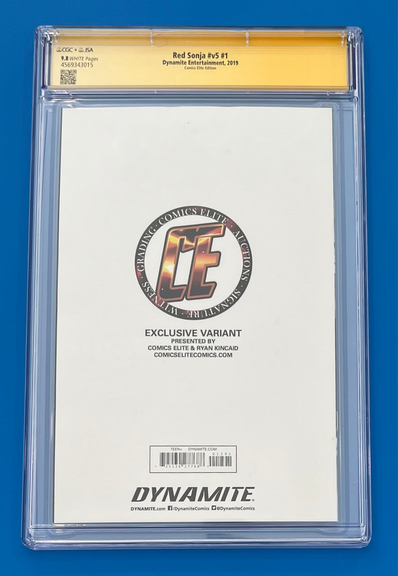 Red Sonja #1 CGC 9.8 Signature Series Ryan Kincaid Virgin Dynamite Entertainment