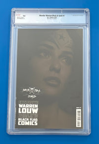 Wonder Woman Black & Gold #1 CGC 9.8 Warren Louw Virgin Variant B