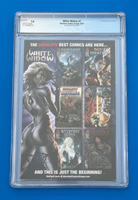 White Widow #2 CGC 9.8 Nathan Szerdy Bombshell Sketch Variant