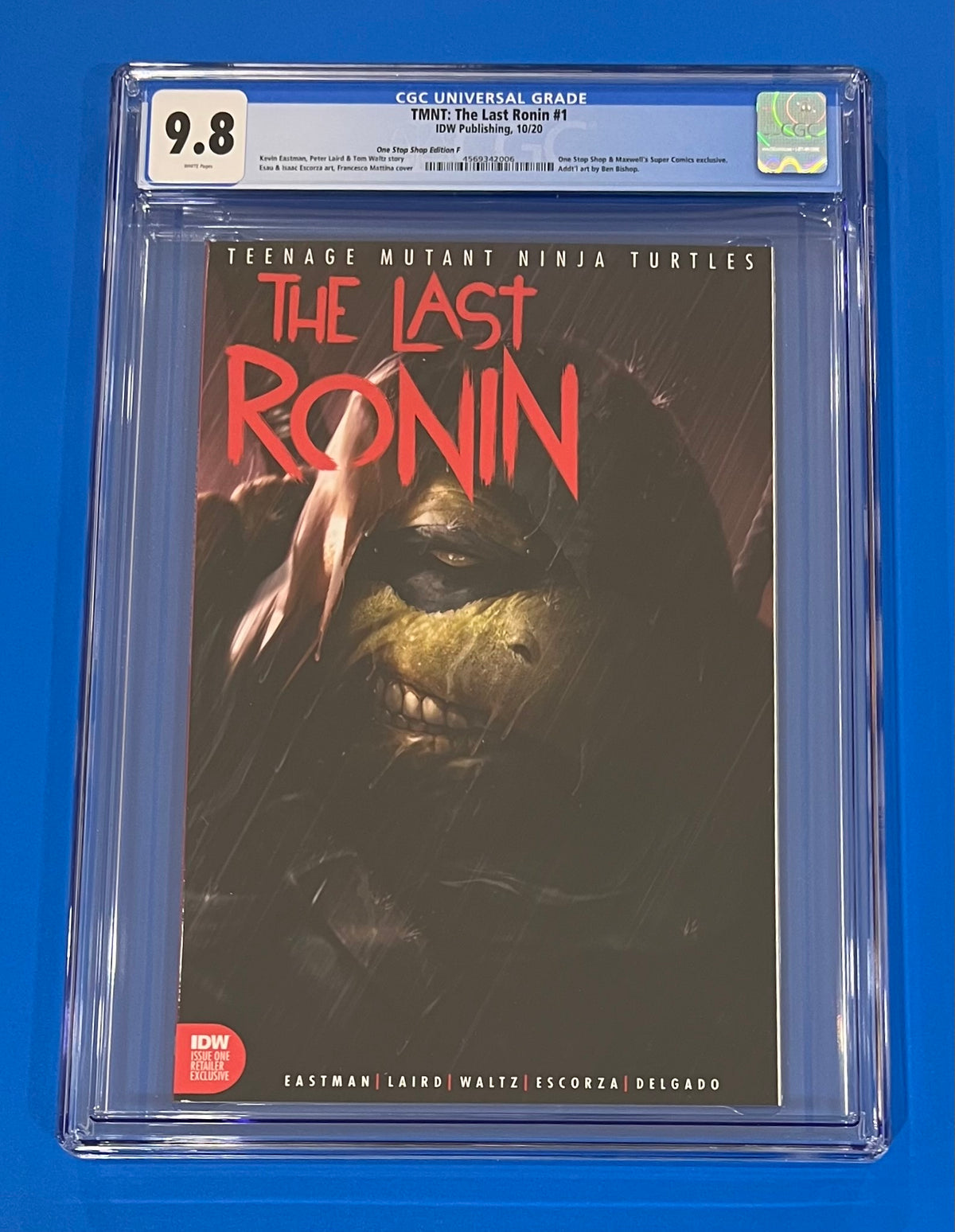 TMNT The Last Ronin #1 One Stop Shop Edition F Francesco Mattina Cover CGC 9.8