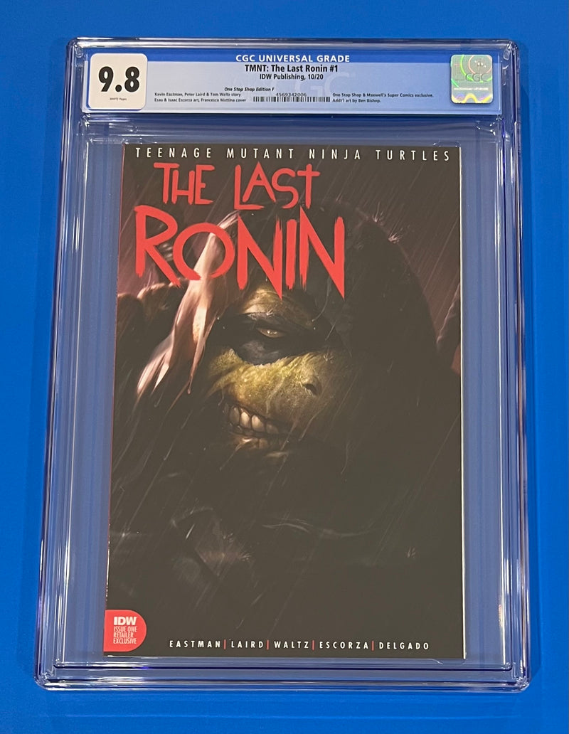 TMNT The Last Ronin #1 One Stop Shop Edition F Francesco Mattina Cover CGC 9.8