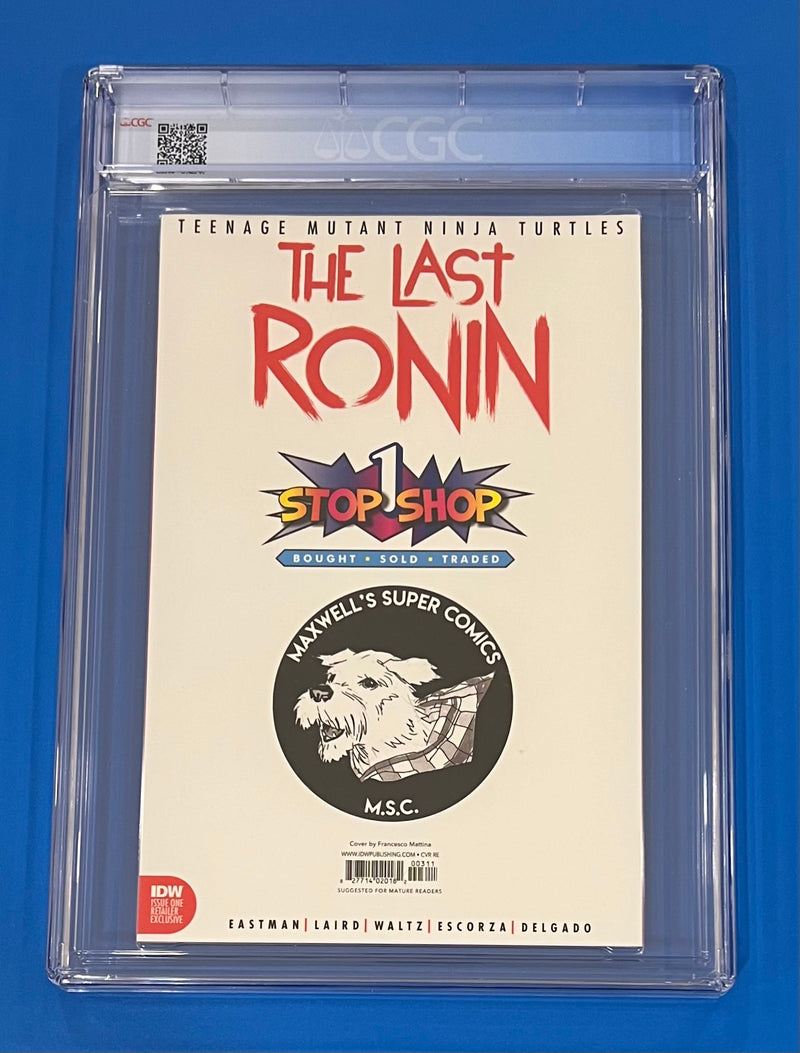 TMNT The Last Ronin #1 One Stop Shop Edition F Francesco Mattina Cover CGC 9.8