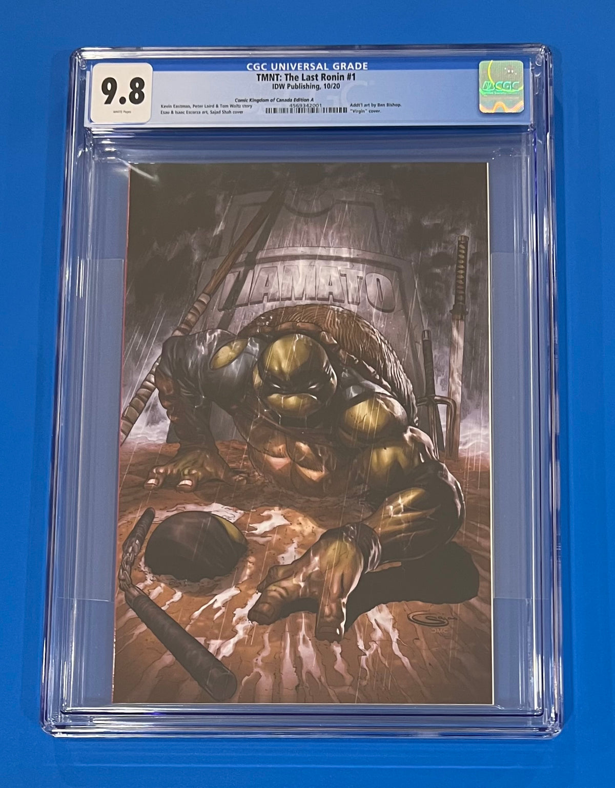 TMNT The Last Ronin #1 CGC 9.8 Sajad Shah Virgin Variant Limited 500