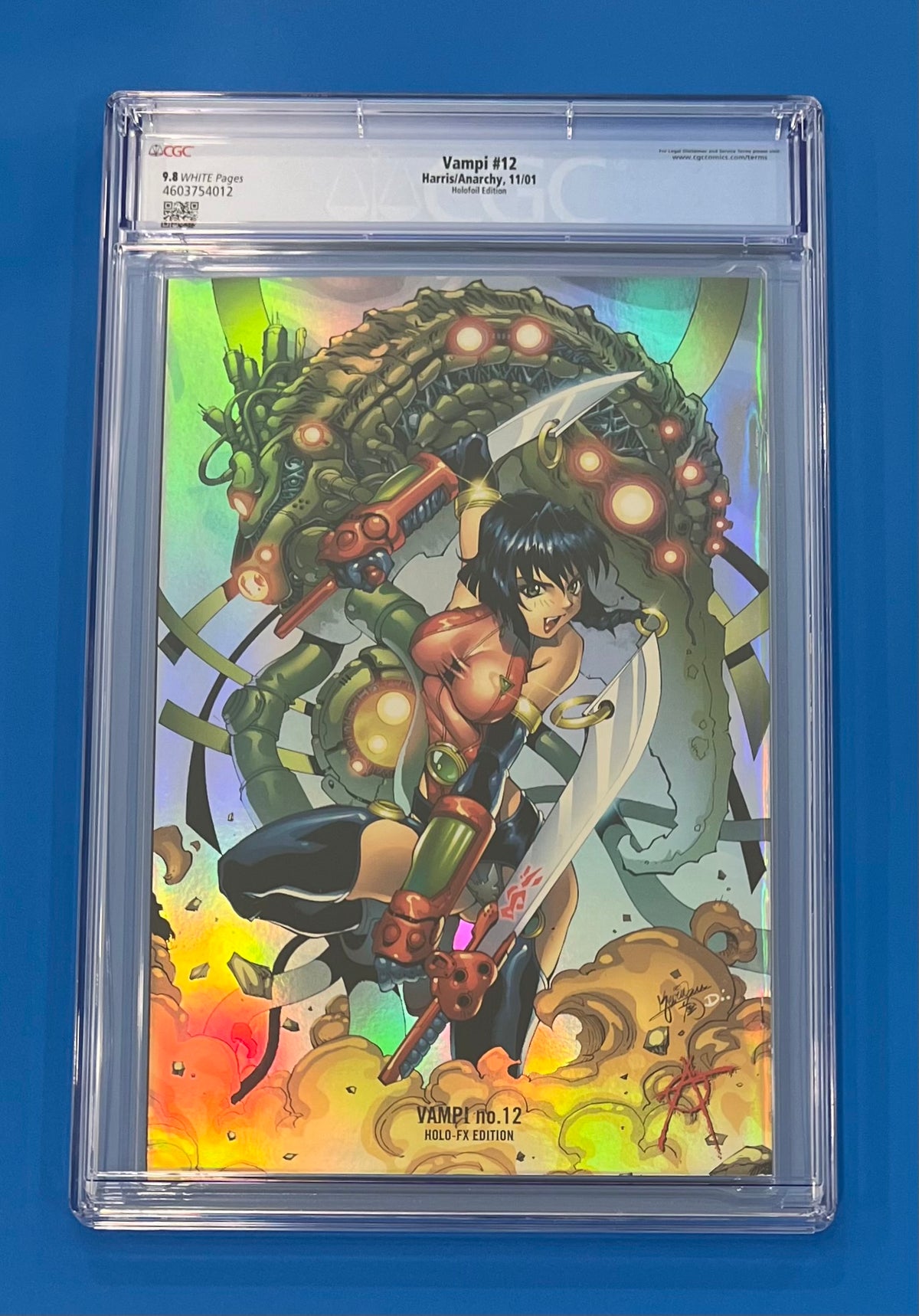 Vampi #12 Holofoil Edition Variant Stephen Platt Cover CGC 9.8 2001