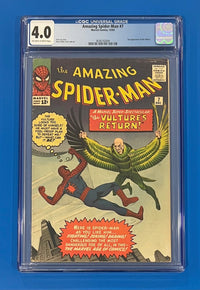 Amazing Spider-Man #7 CGC 4.0 OW/W Pages 2nd Appearance of Vulture