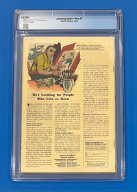 Amazing Spider-Man #7 CGC 4.0 OW/W Pages 2nd Appearance of Vulture