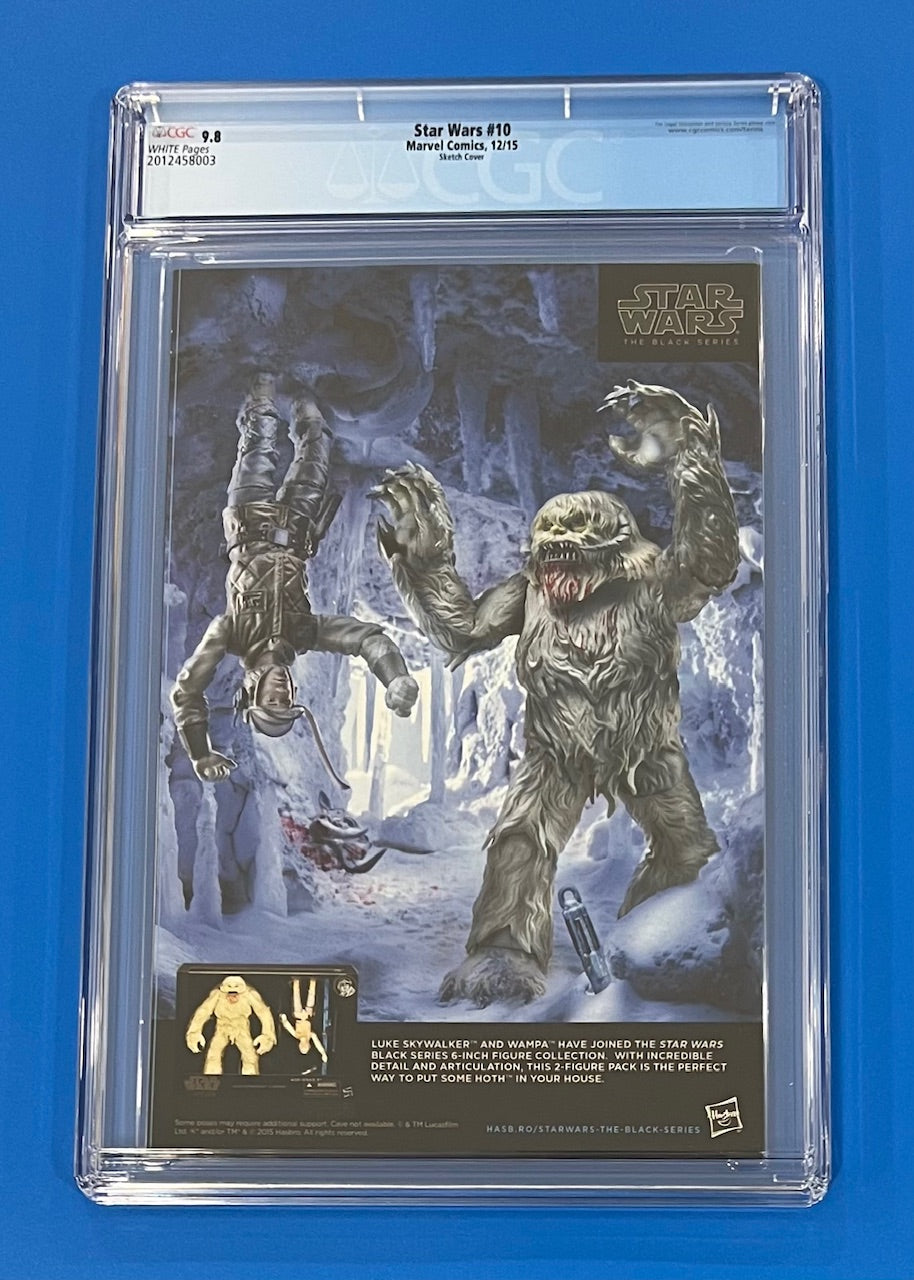 Star Wars #10 CGC 9.8 Stuart Immonen 1:100 Sketch Variant Marvel Comics 2015