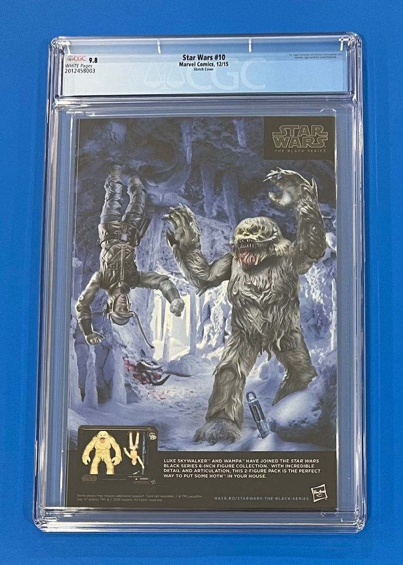 Star Wars #10 CGC 9.8 Stuart Immonen 1:100 Sketch Variant Marvel Comics 2015